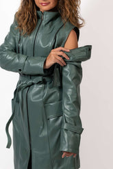 Women's leather coat Branimira